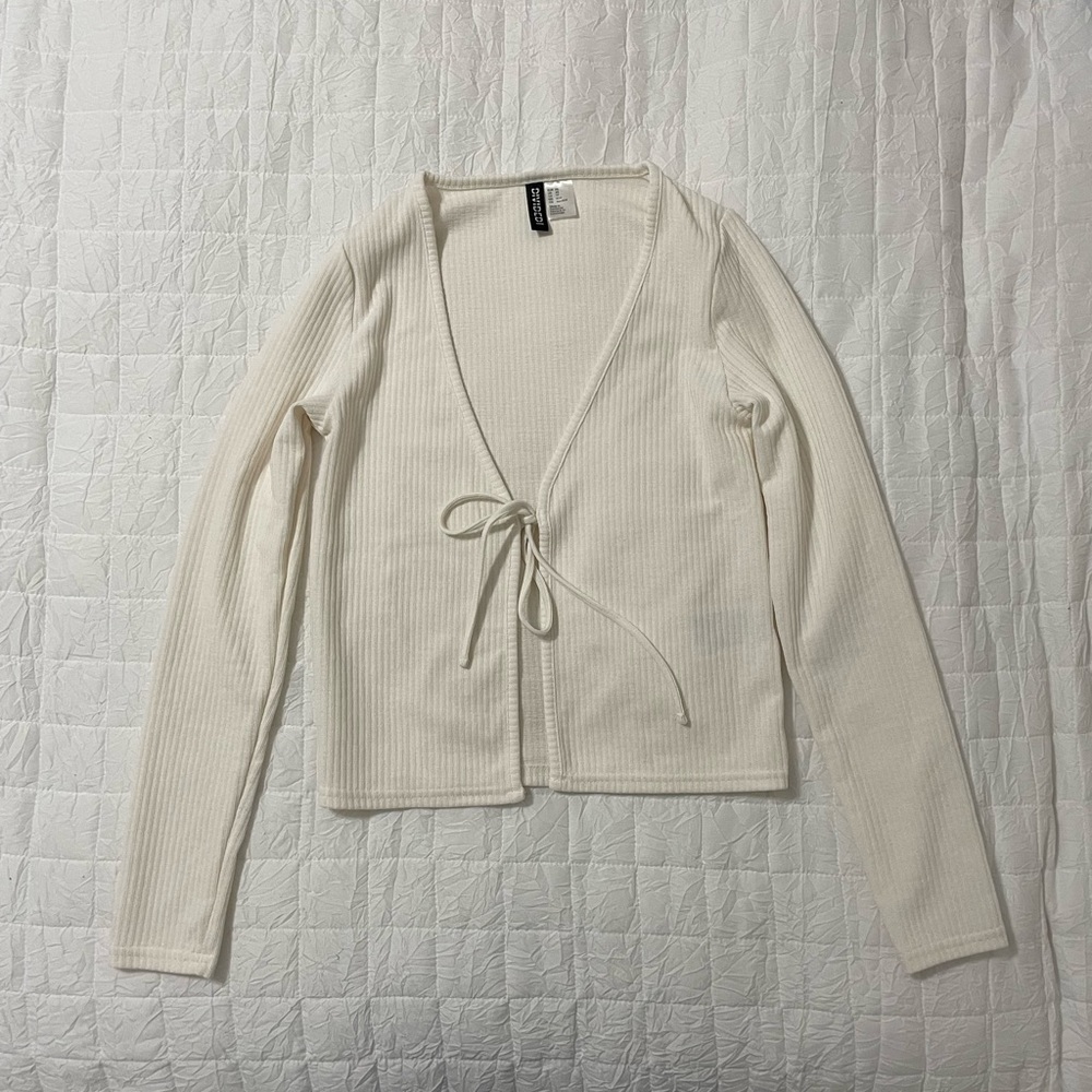 H&M Tie Front Cardigan